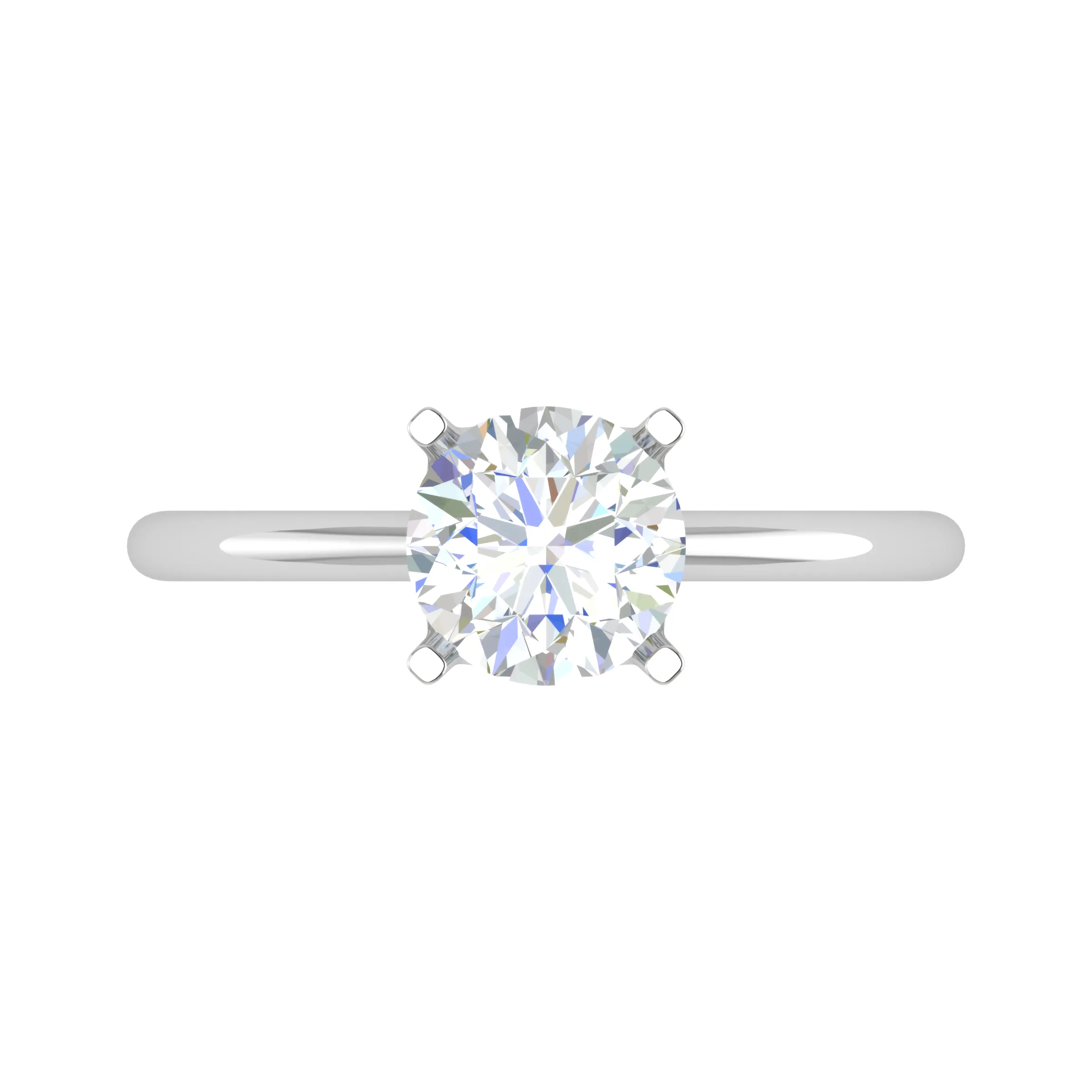 0.30 cts Solitaire Platinum Ring for Women JL PT RS PR 116