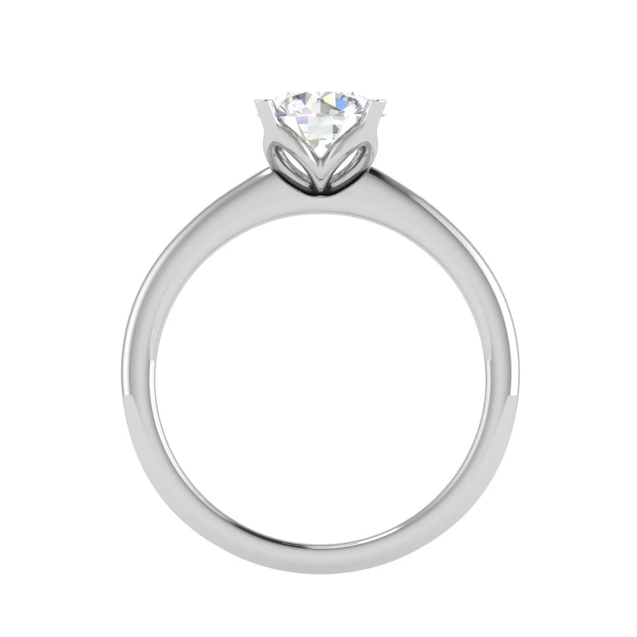 0.30 cts Solitaire Platinum Ring for Women JL PT RS PR 116