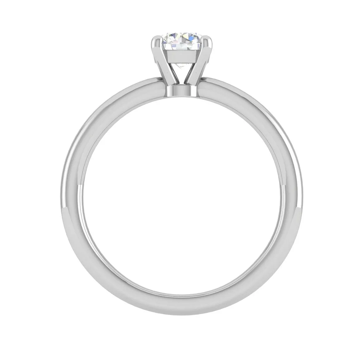 0.30 cts Solitaire Platinum Ring JL PT RS RD 175