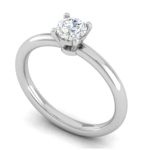 0.30 cts Solitaire Platinum Ring JL PT RS RD 175