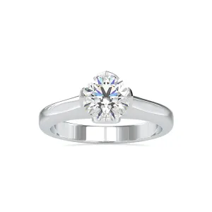0.30cts. Solitaire Platinum Engagement Ring JL PT 0129