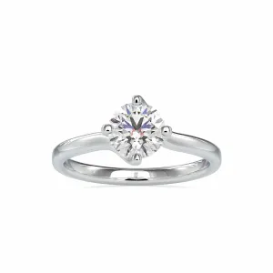 1-Carat Solitaire Platinum Engagement Ring JL PT 0053-C