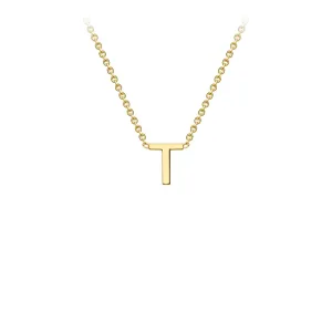 9K Gold 'T' Initial Necklace - 1.19.0169