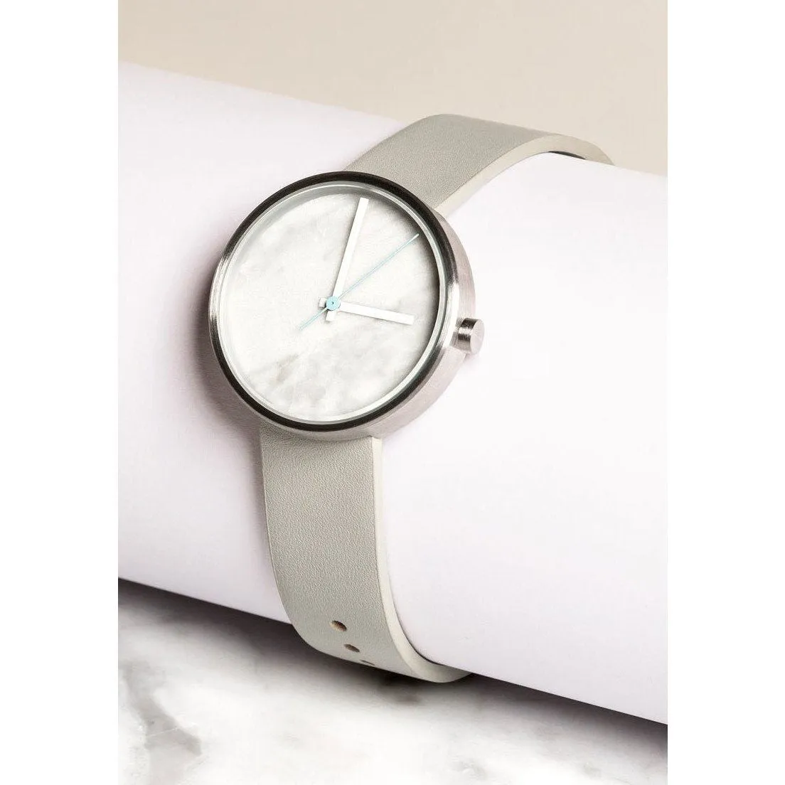 AARK Collective Marble Carrara White Italian Leather