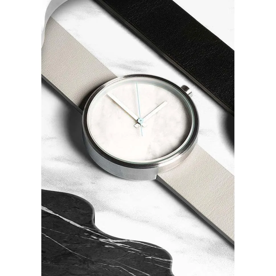 AARK Collective Marble Carrara White Italian Leather