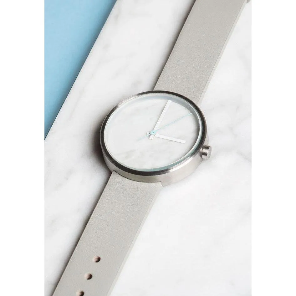 AARK Collective Marble Carrara White Italian Leather