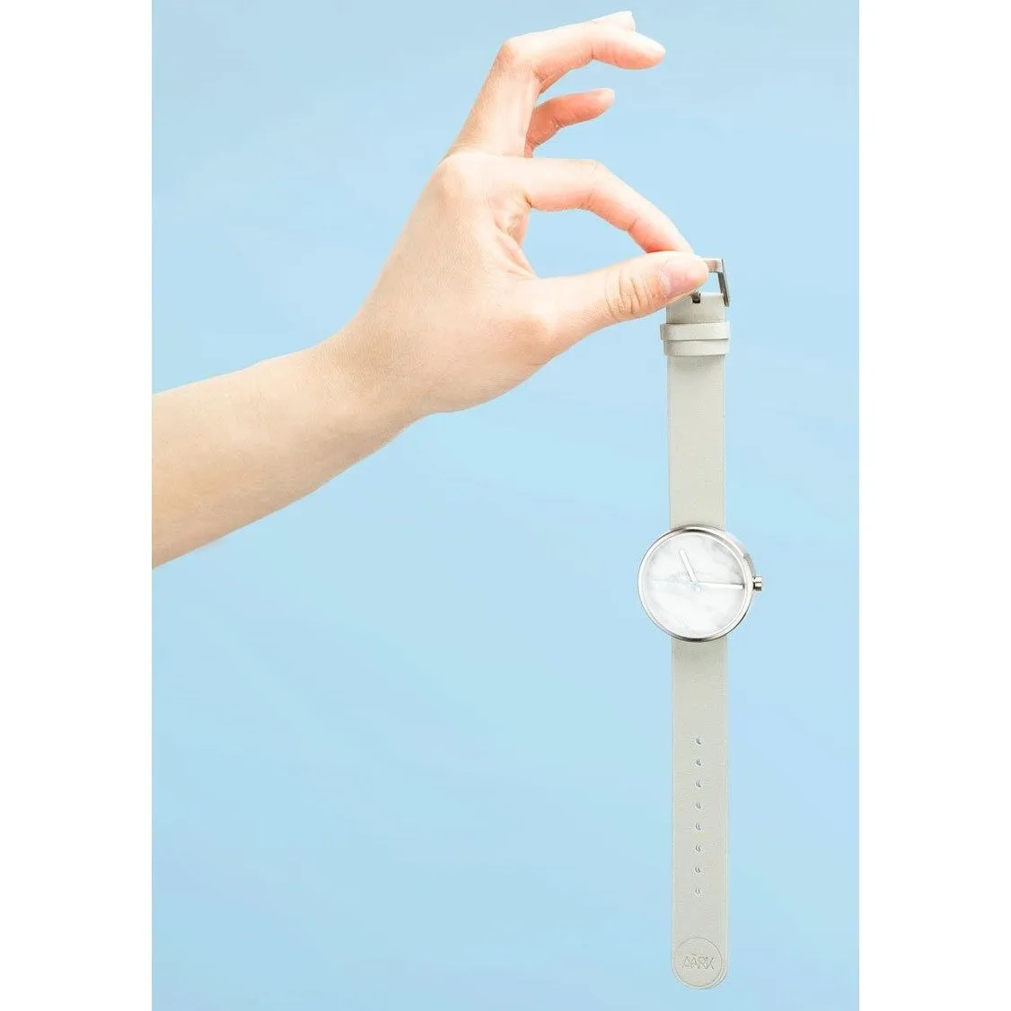AARK Collective Marble Carrara White Italian Leather