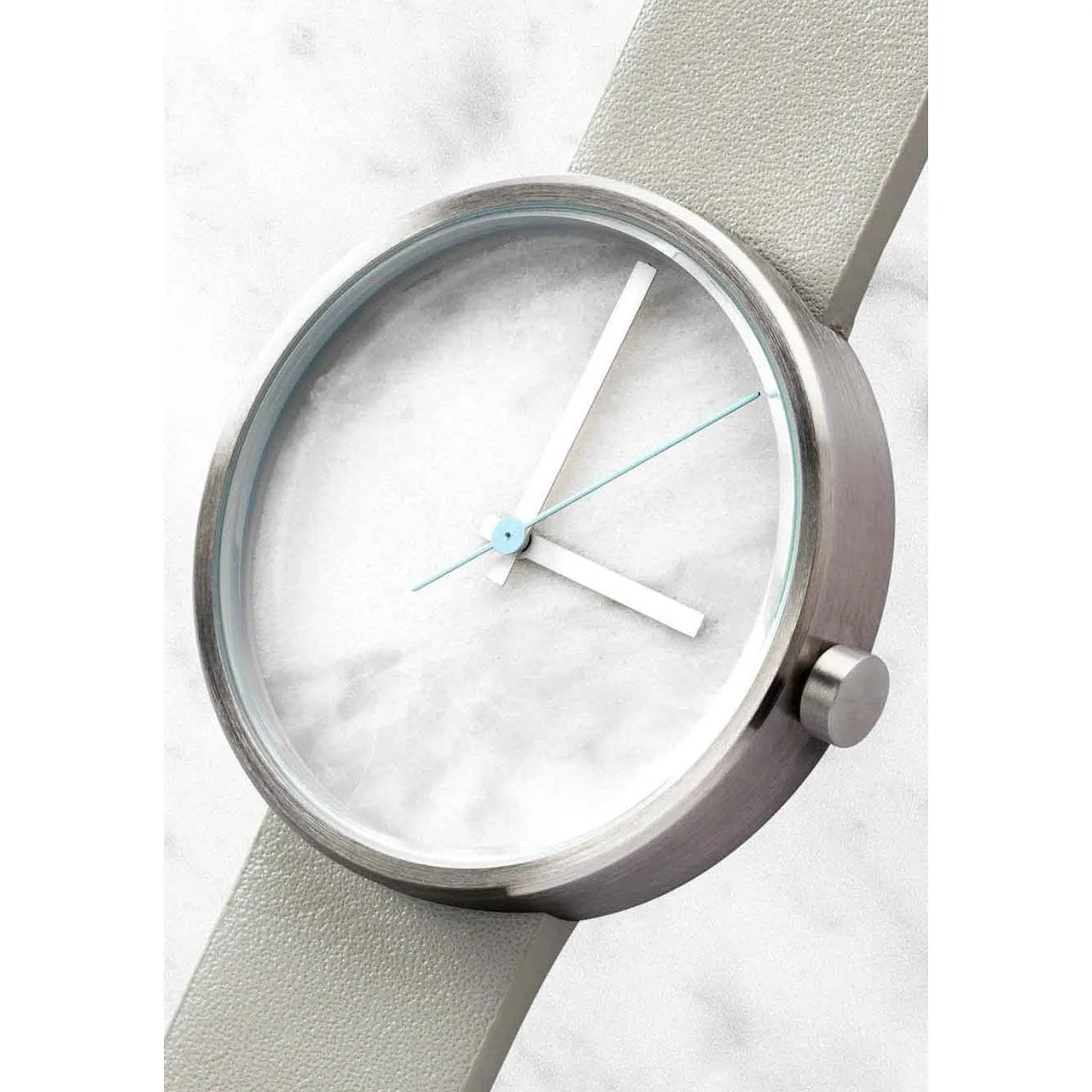 AARK Collective Marble Carrara White Italian Leather