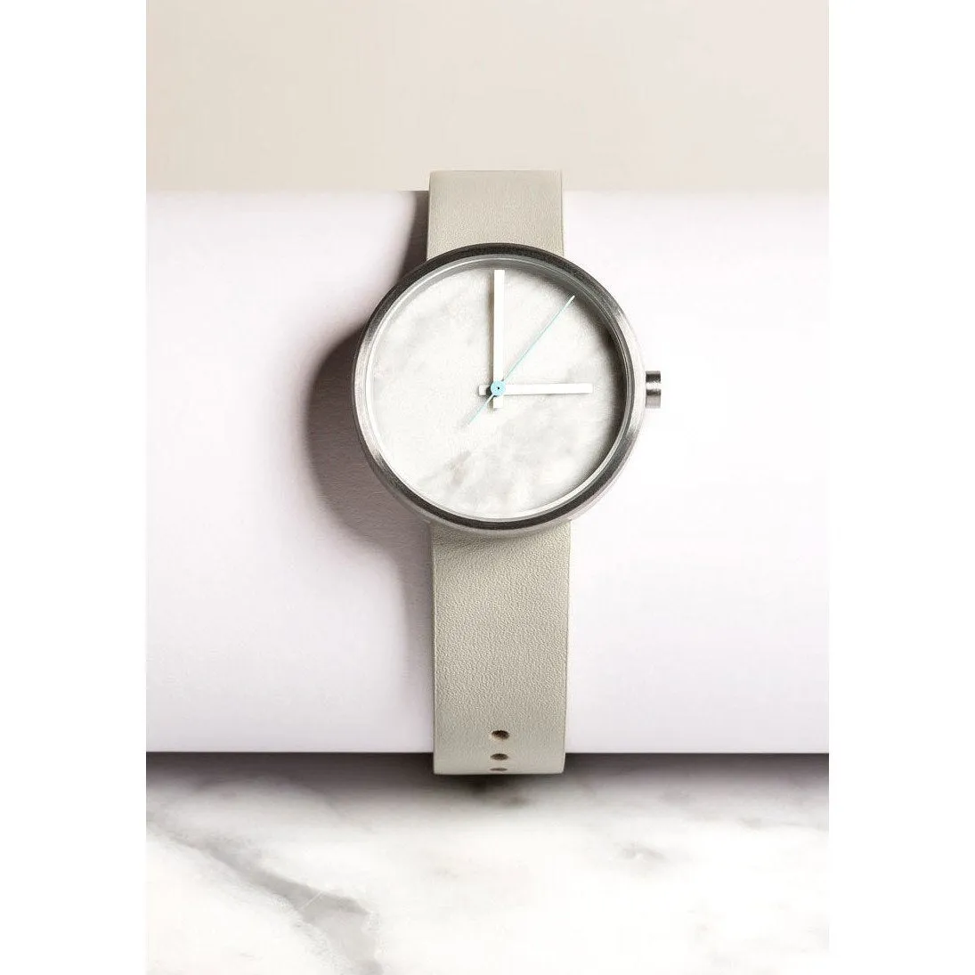 AARK Collective Marble Carrara White Italian Leather