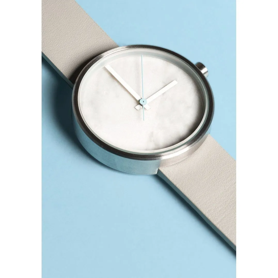 AARK Collective Marble Carrara White Italian Leather