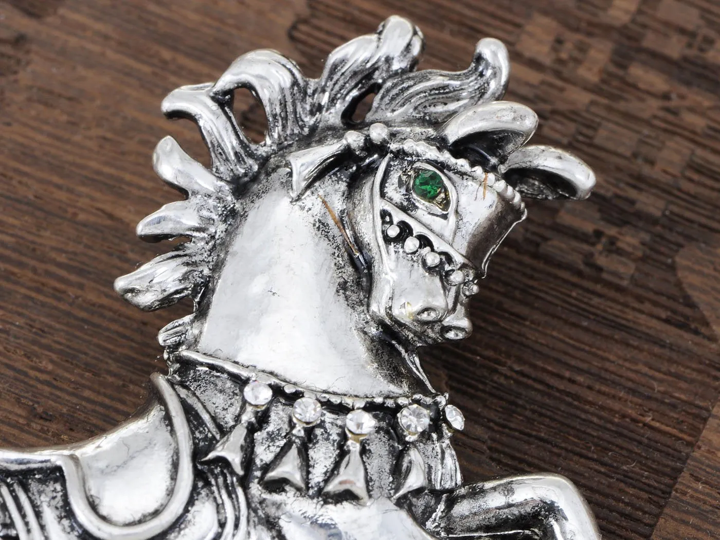 Alilang Vintage Inspired Repro Carousel Merry-Go-Round Horse Metal Costume Jewelry Pin Brooch
