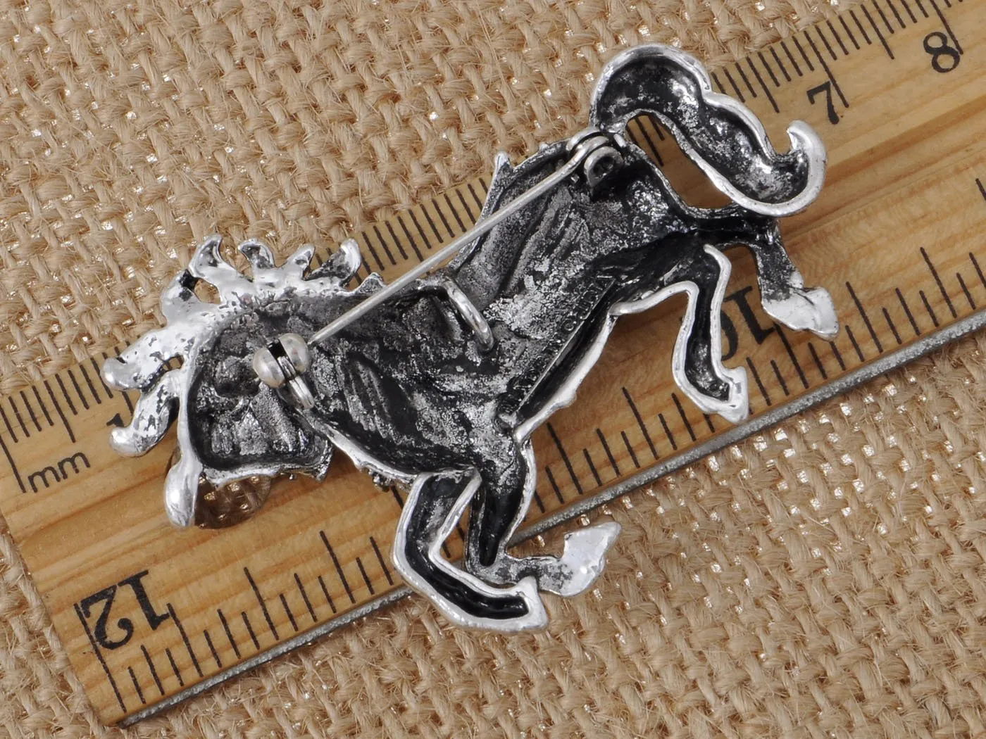 Alilang Vintage Inspired Repro Carousel Merry-Go-Round Horse Metal Costume Jewelry Pin Brooch