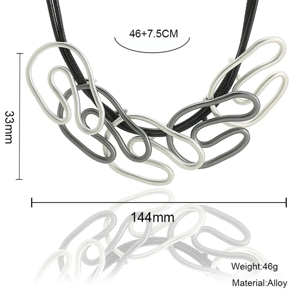 Alloy Collar Necklace Suspension  Fashion Pendants Chokers Vintage Jewelry for Women