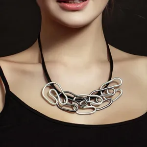 Alloy Collar Necklace Suspension  Fashion Pendants Chokers Vintage Jewelry for Women