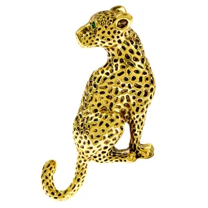 Antique Gold Leopard Brooch Women And Men Brooch