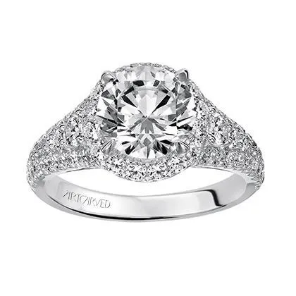 Artcarved "Wanda" Enchanted Diamond Halo Engagement Ring