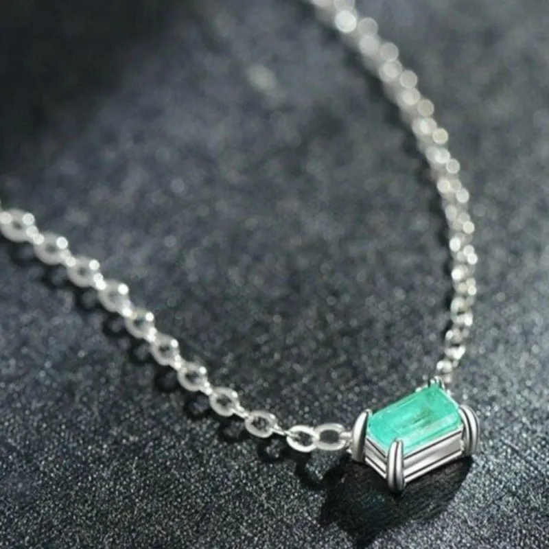 Authentic Tourmaline Pendant Necklace for Women Wedding Jewelry