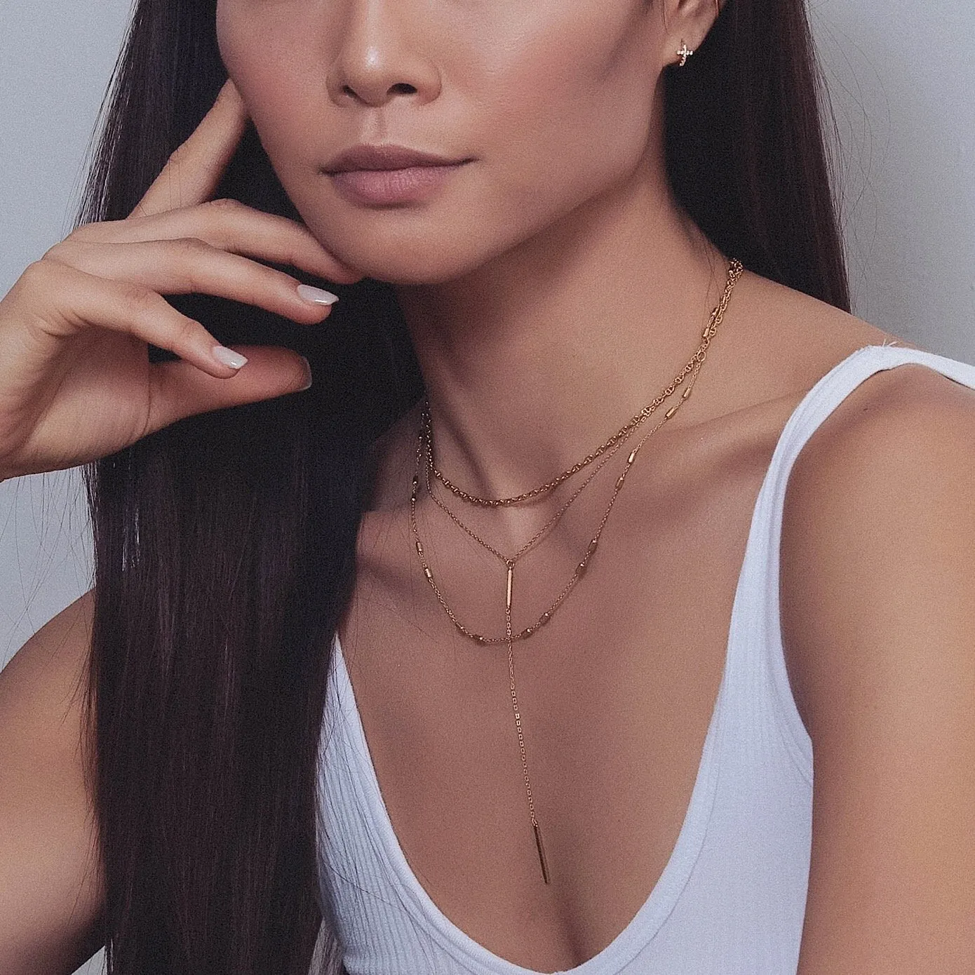 Bar Lariat Necklace