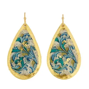 Blue Firenze Medium Tear Drops