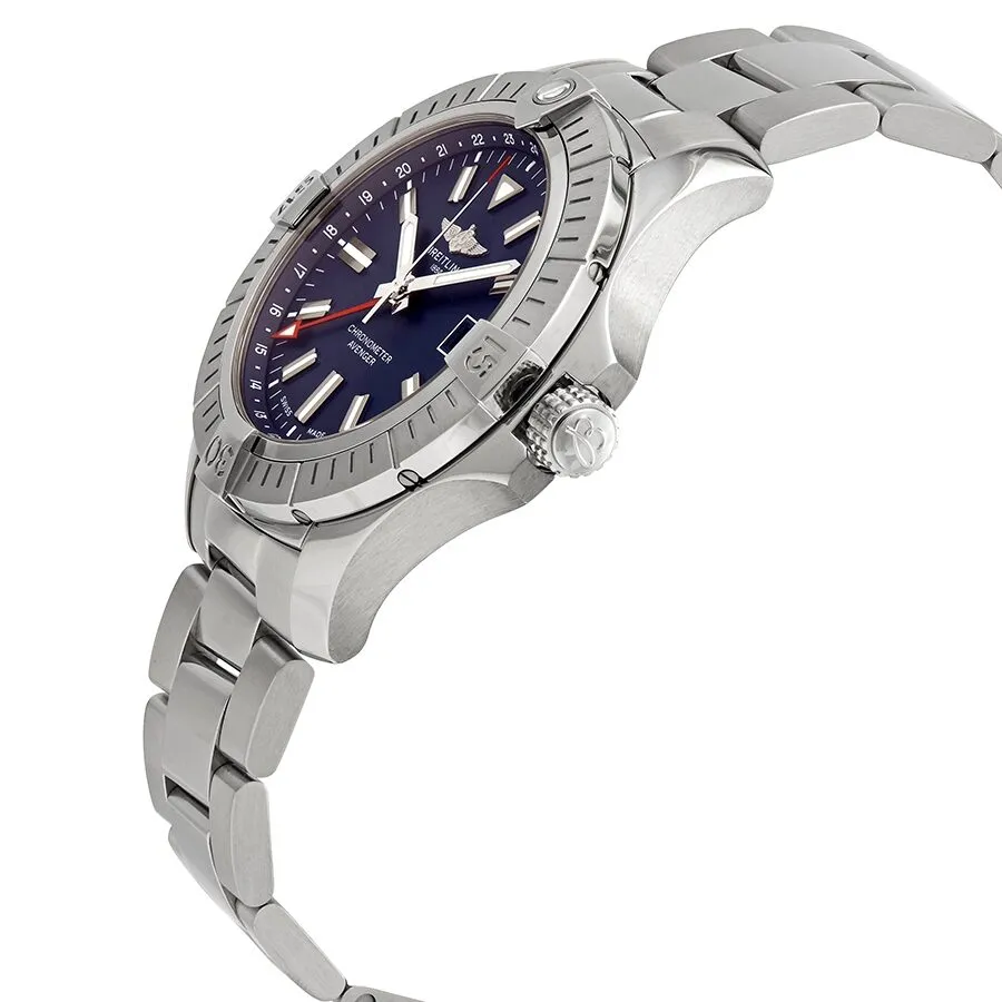 Breitling Avenger GMT 45 Automatic Blue Dial Men's Watch A32395101C1A1