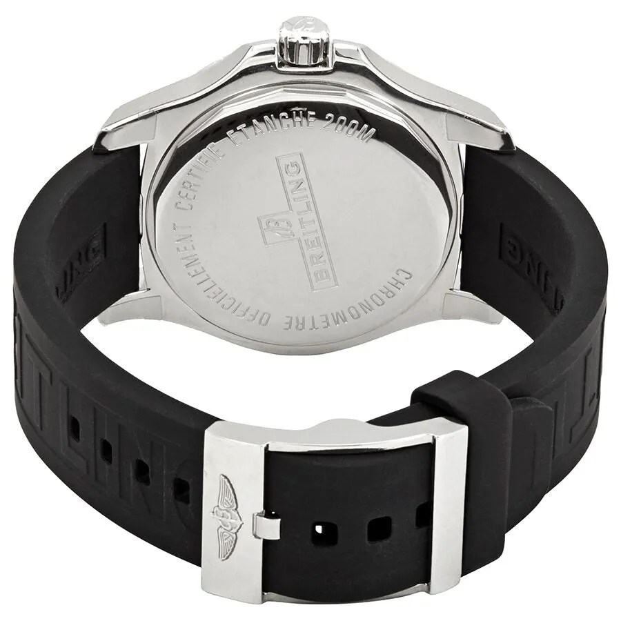 Breitling Colt Quartz Blue Dial Black Rubber Men's Watch A7438811/C907BKPT3 A7438811-C907-152S-A20S.1