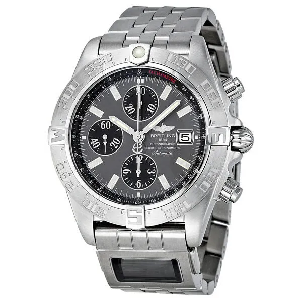 Breitling Galactic Chrono Slate Grey Stainless Steel Men's Watch A1336410/F517