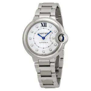 Cartier Ballon Bleu Automatic Diamond Dial Ladies Watch WE902074