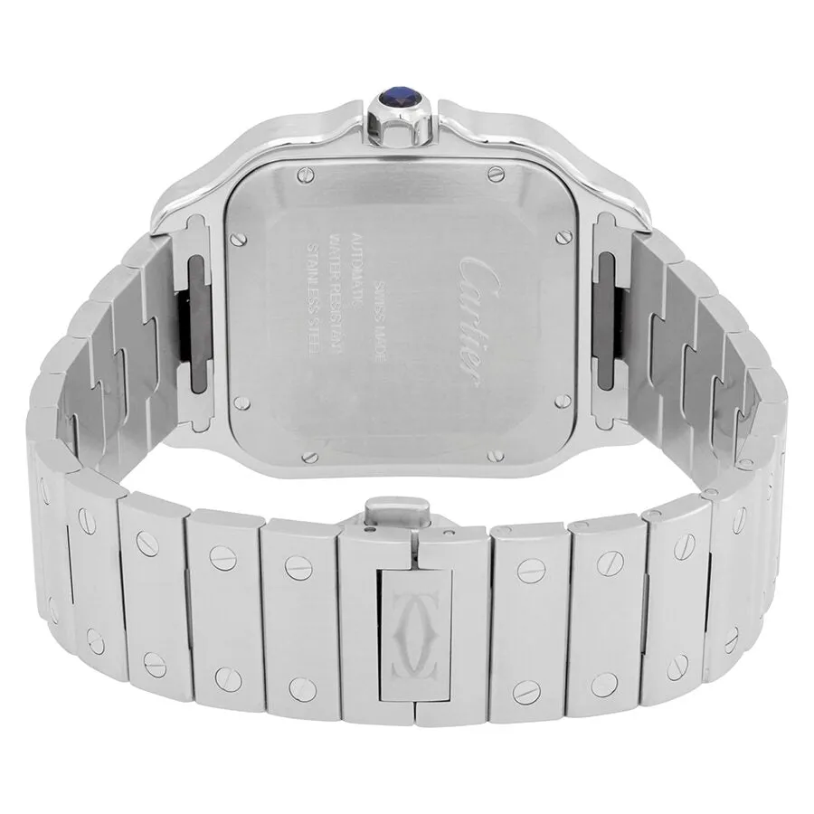 Cartier Santos Silvered Opaline Dial Men's Watch WSSA0018