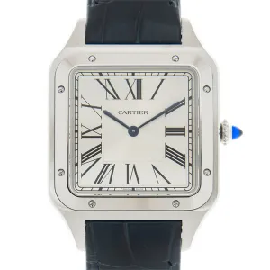 Cartier XL Santos Dumont Hand Wind Silver Dial Men's Watch WSSA0032