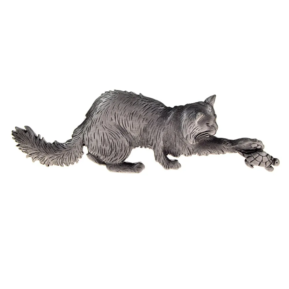 Cat Catch Tortoise Brooches For Women And Men