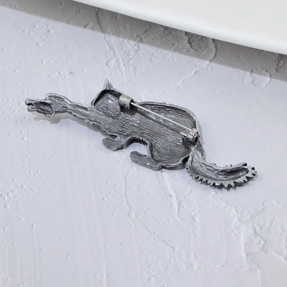 Cat Catch Tortoise Brooches For Women And Men