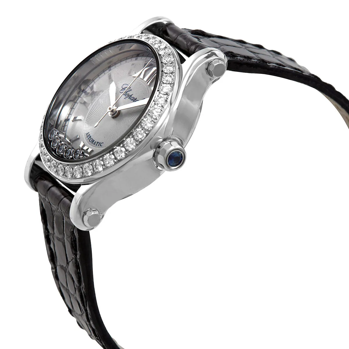Chopard Happy Sport Automatic Silver Dial Ladies Watch 278573-3003