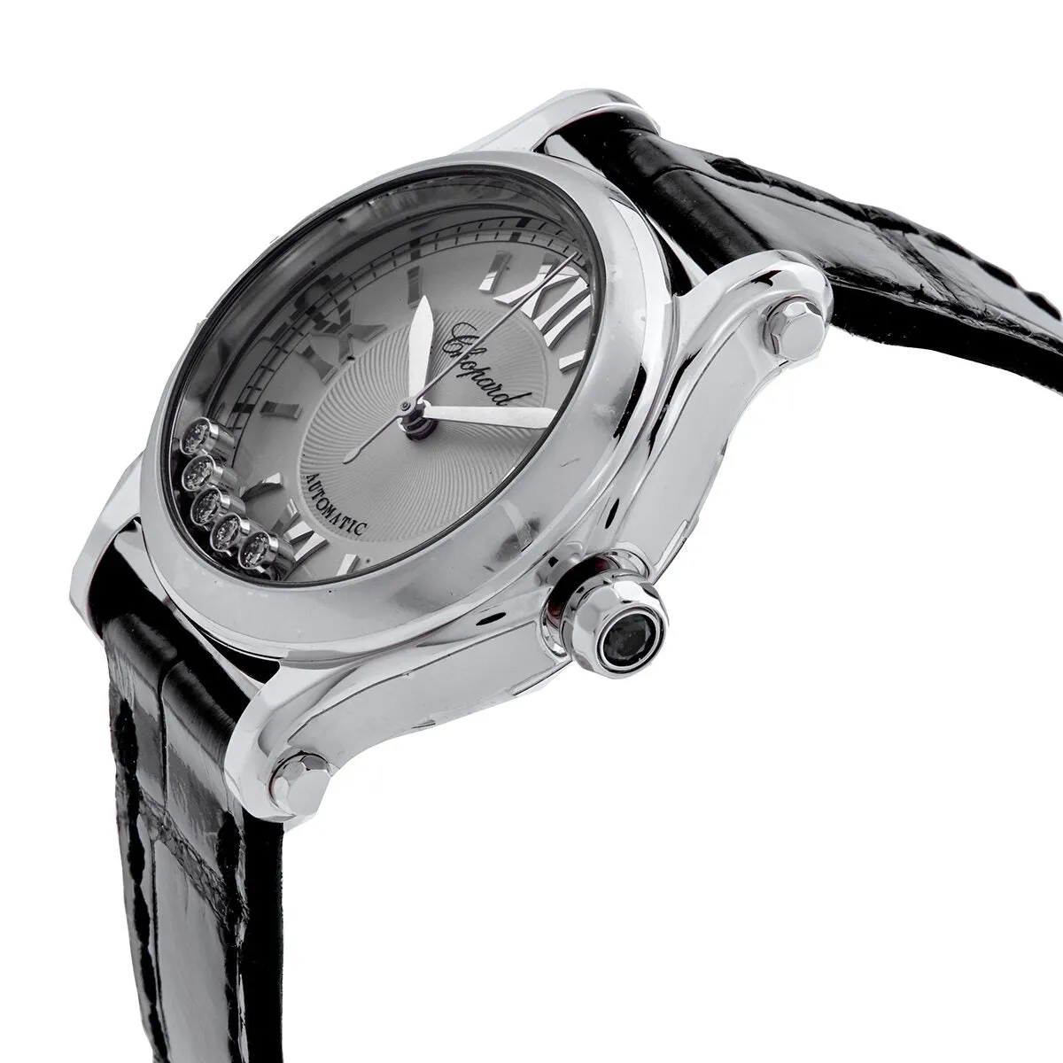 Chopard Happy Sport Automatic Silver Dial Ladies Watch 278573-3011