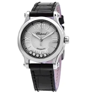 Chopard Happy Sport Automatic Silver Dial Ladies Watch 278573-3011