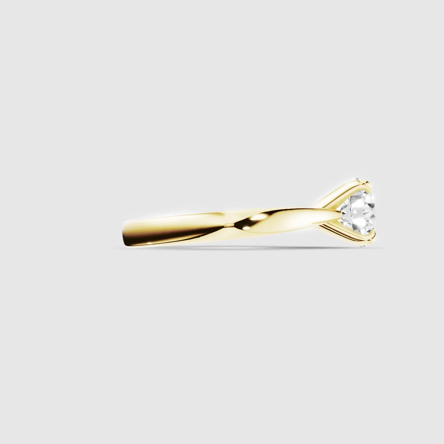 Classic Solitaire Engagement Ring-Round