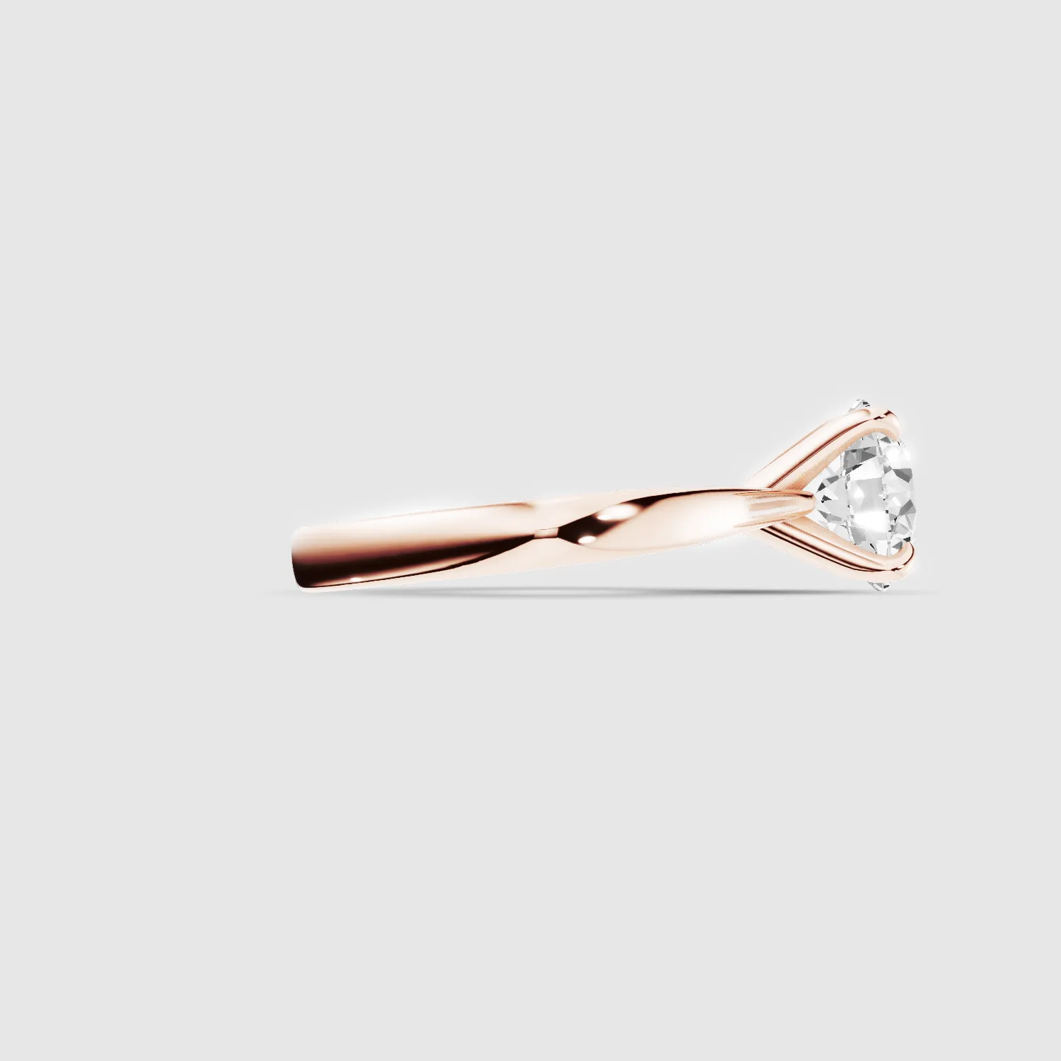 Classic Solitaire Engagement Ring-Round