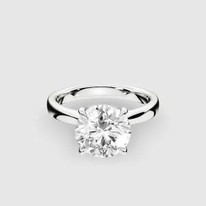 Classic Solitaire Engagement Ring-Round