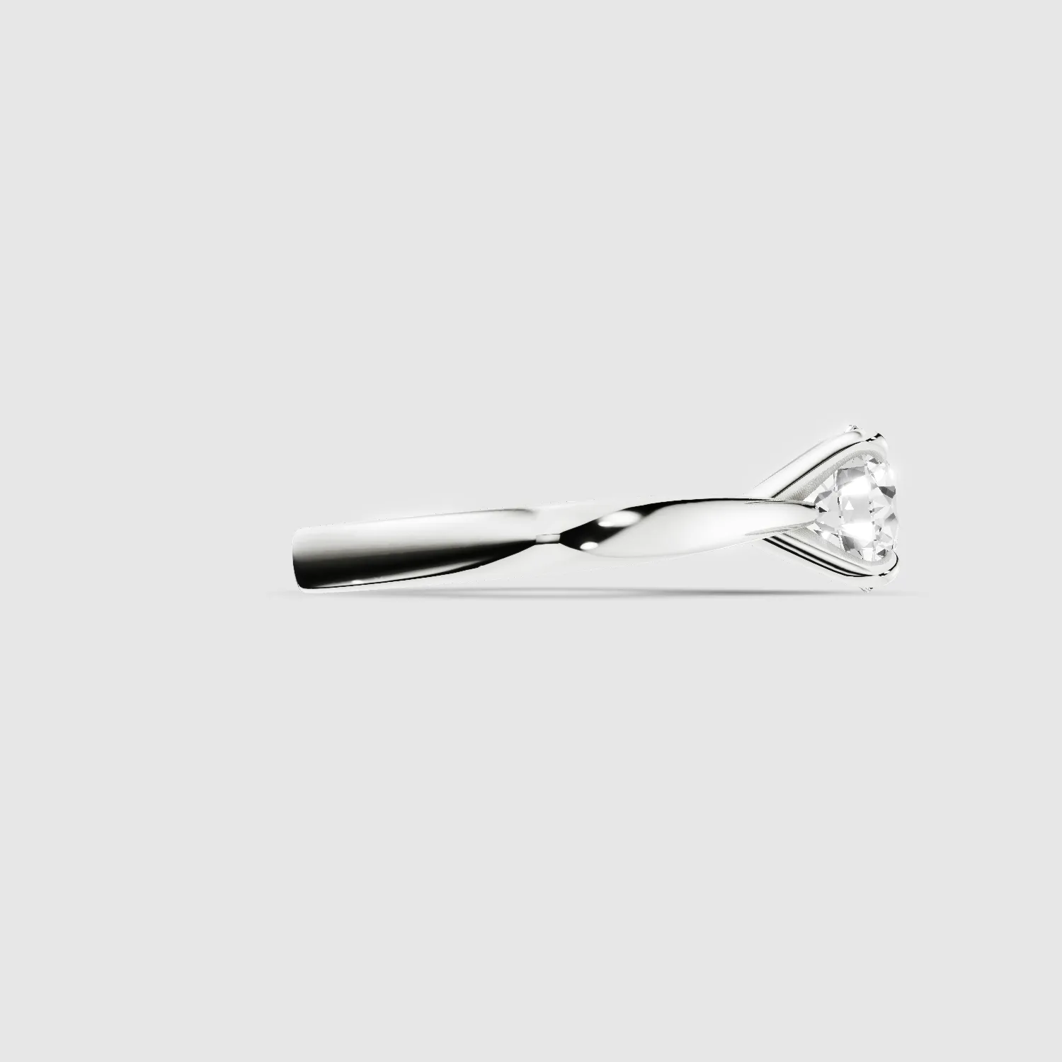 Classic Solitaire Engagement Ring-Round