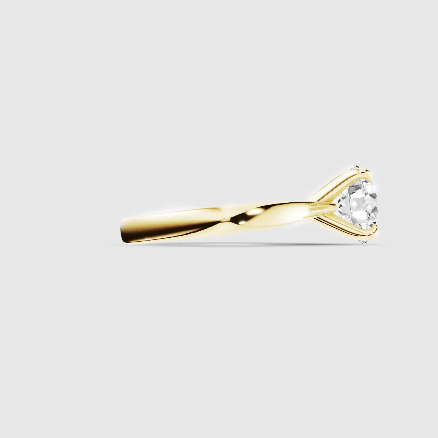 Classic Solitaire Engagement Ring-Round