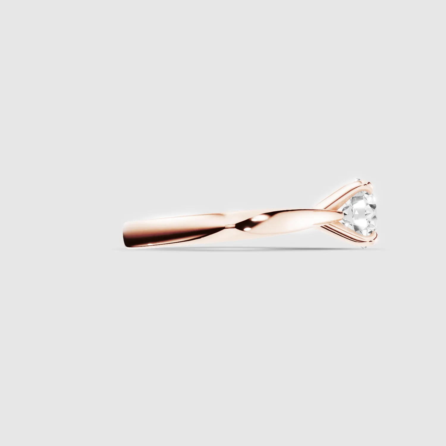 Classic Solitaire Engagement Ring-Round