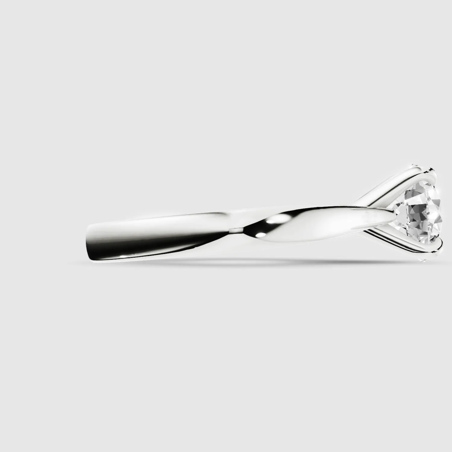 Classic Solitaire Engagement Ring-Round