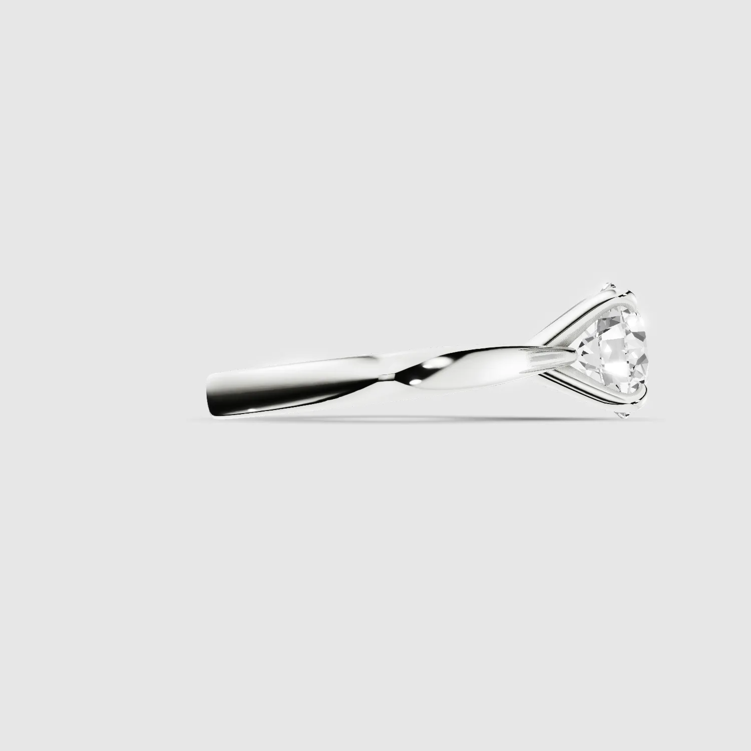 Classic Solitaire Engagement Ring-Round