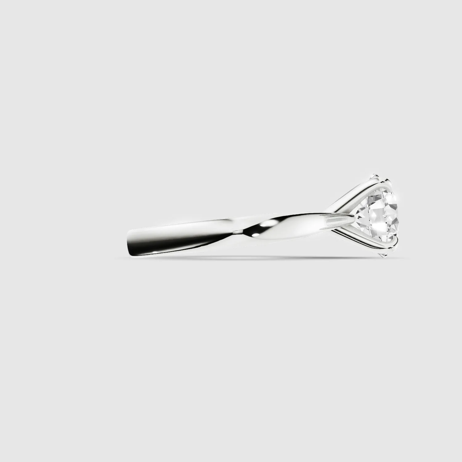 Classic Solitaire Engagement Ring-Round