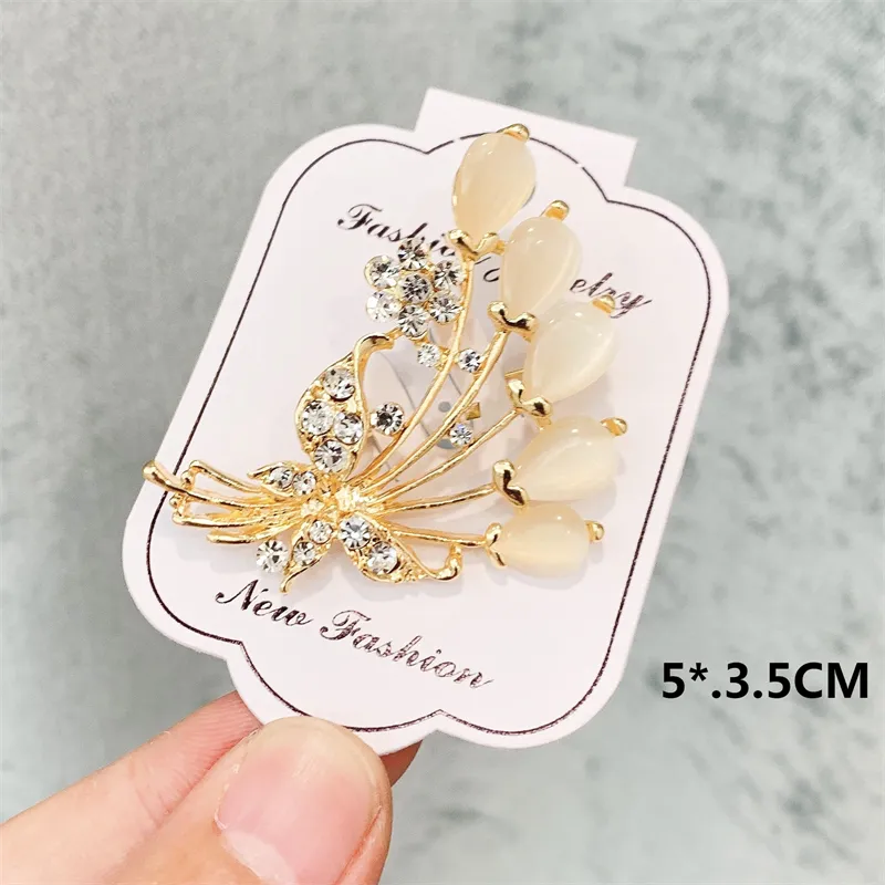 Crystal Brooches Luxury Vintage Geometric Brooch