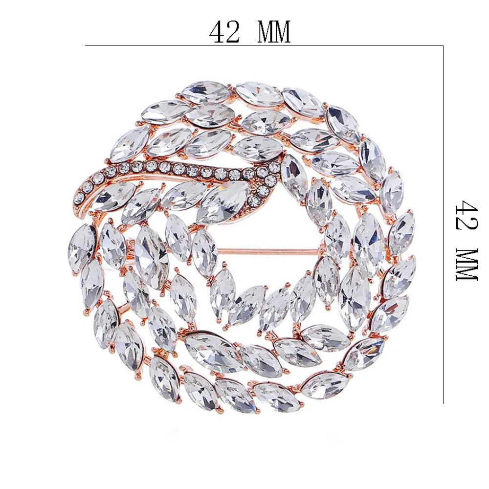 Crystal Brooches Women Jewelry Alloy Pins And Brooch