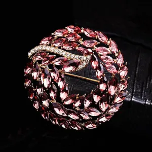 Crystal Brooches Women Jewelry Alloy Pins And Brooch