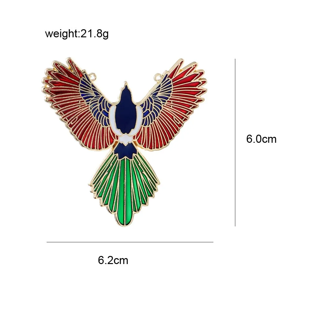 Enamel Eagle Lable Pin Animal Badges Fashion Brooch Women And Men