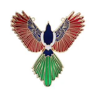 Enamel Eagle Lable Pin Animal Badges Fashion Brooch Women And Men