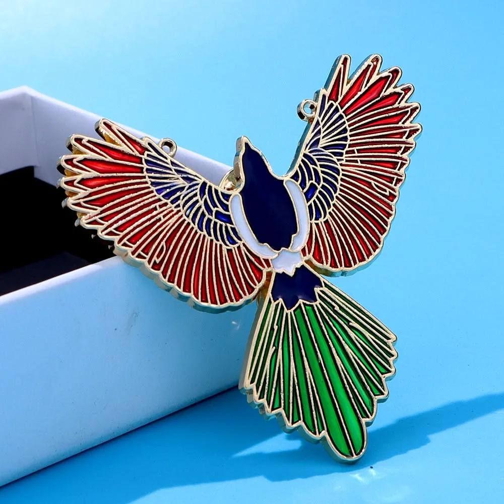 Enamel Eagle Lable Pin Animal Badges Fashion Brooch Women And Men