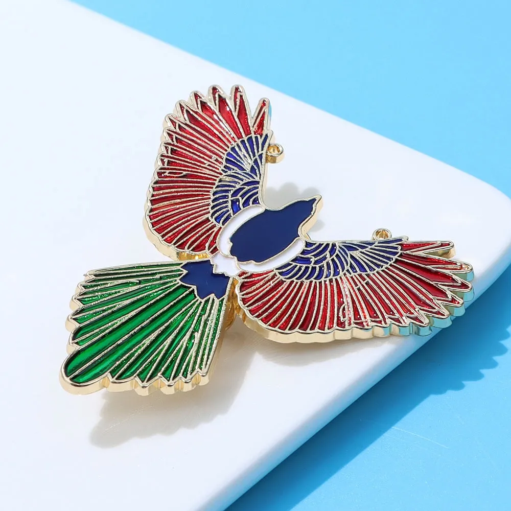 Enamel Eagle Lable Pin Animal Badges Fashion Brooch Women And Men